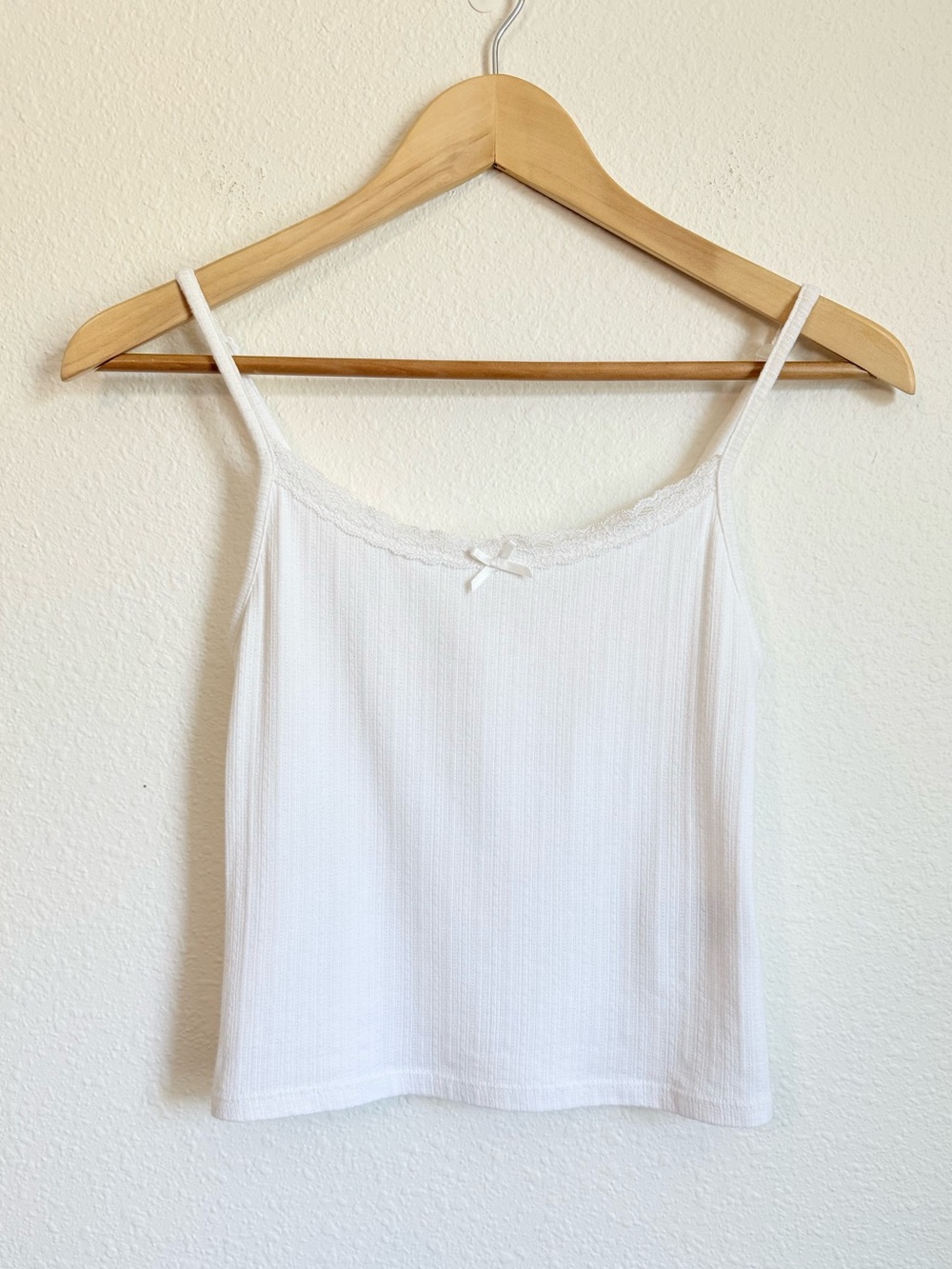 Cotton On Bow Cami Tank Top Feminine Basics Coquette